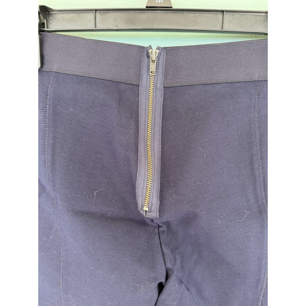 J. Crew Pixie Navy Blue Pants Elastic Waist Zipper Back - Size Women's 16R - Picture 3 of 8